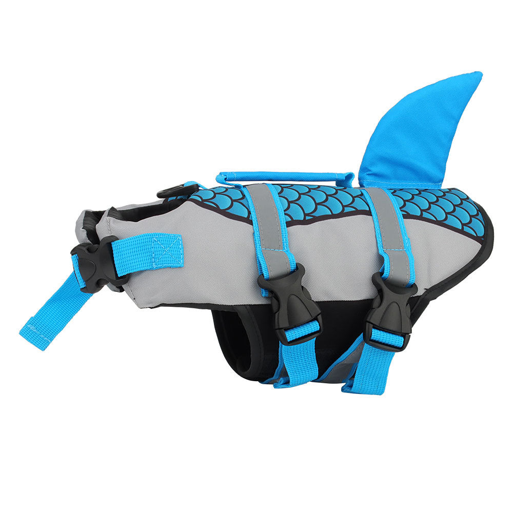 Shark Style Dog Life Vest – Safe, Cute & Swim-Ready