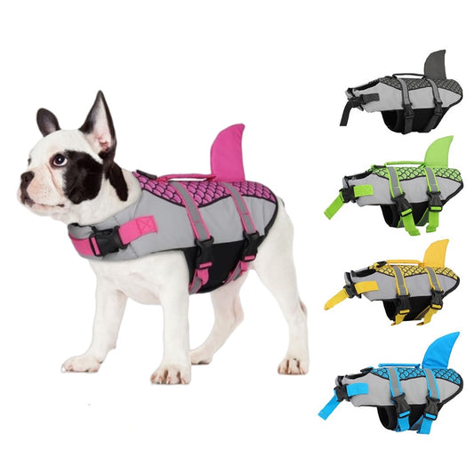 Shark Style Dog Life Vest – Safe, Cute & Swim-Ready