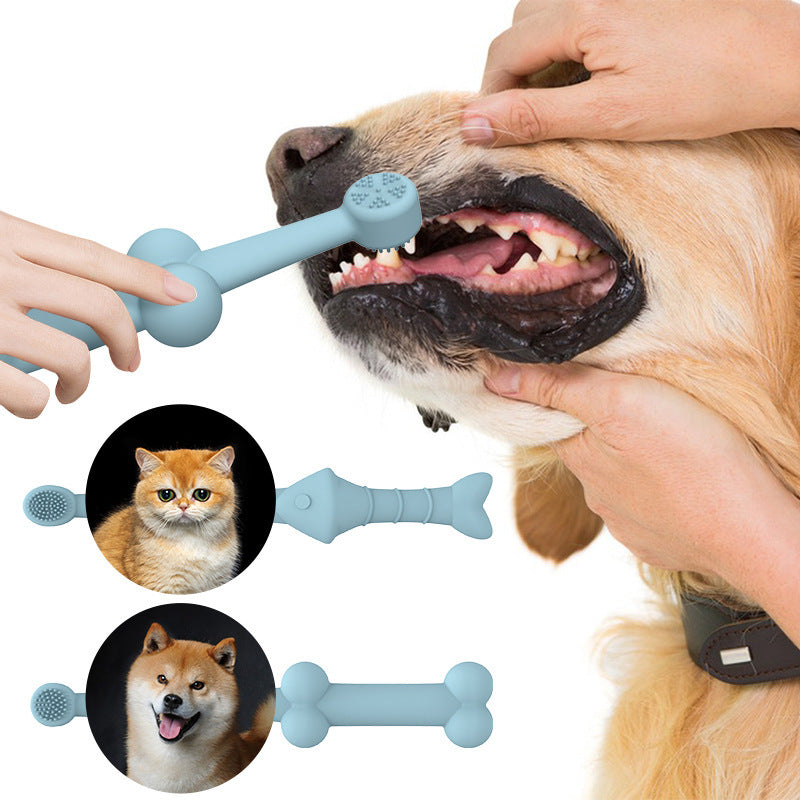 Finger Pet Toothbrush – Soft Silicone Dental Care for Pets